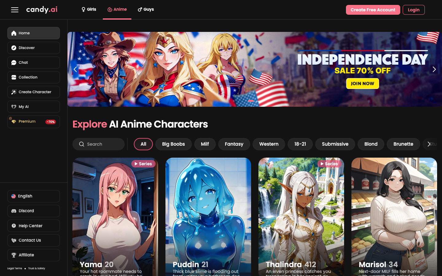 Candy AI Anime Studio